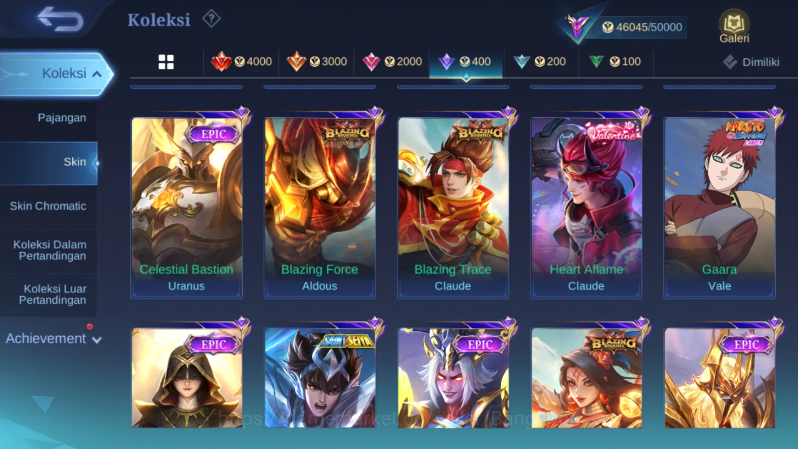 Mobile Legends: Bang Bang Accounts Hero 131 | skin 219 | kof karina | cc natalia | ep image 15