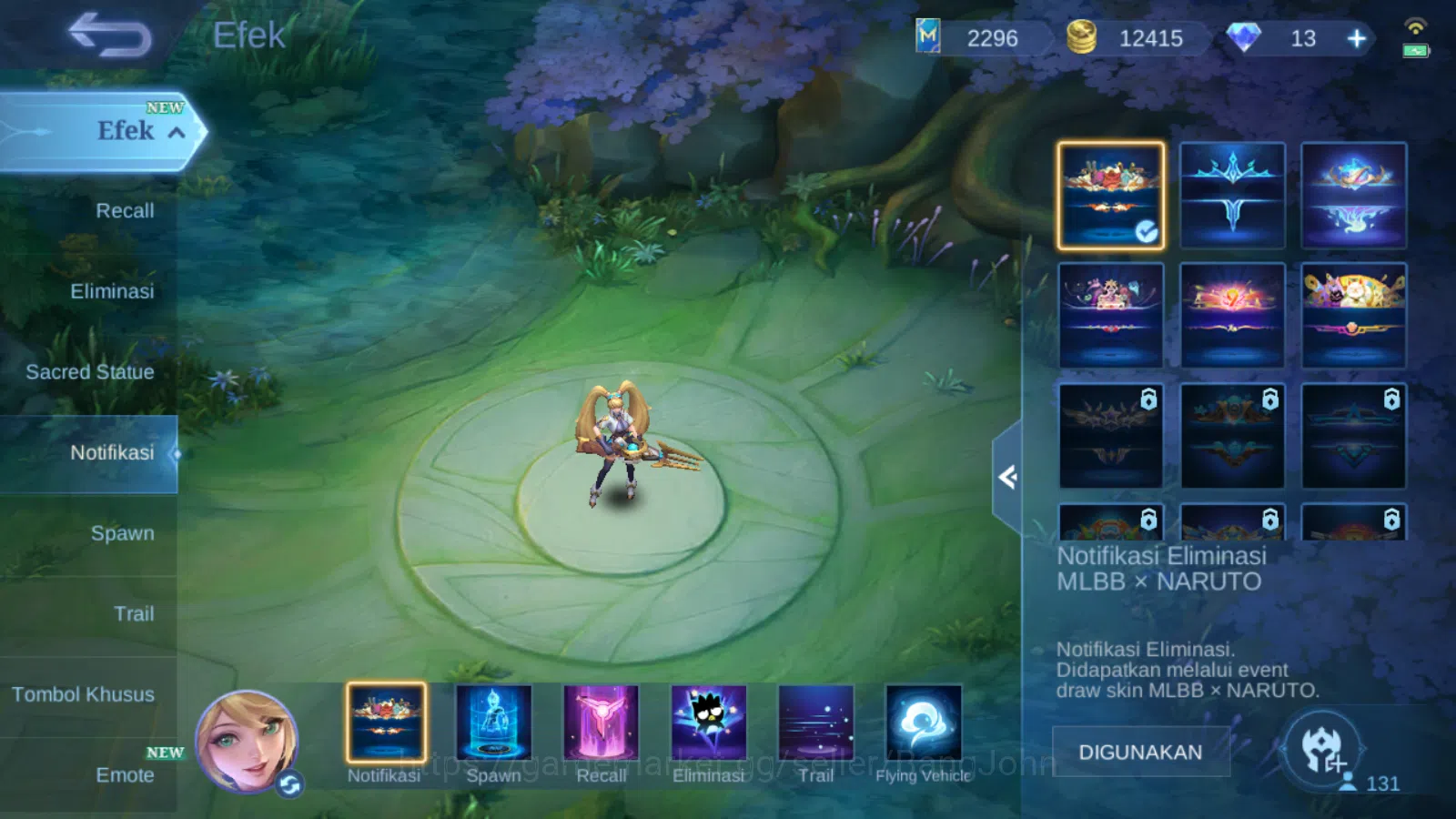 Mobile Legends: Bang Bang Accounts Hero 131 | skin 219 | kof karina | cc natalia | ep image 8