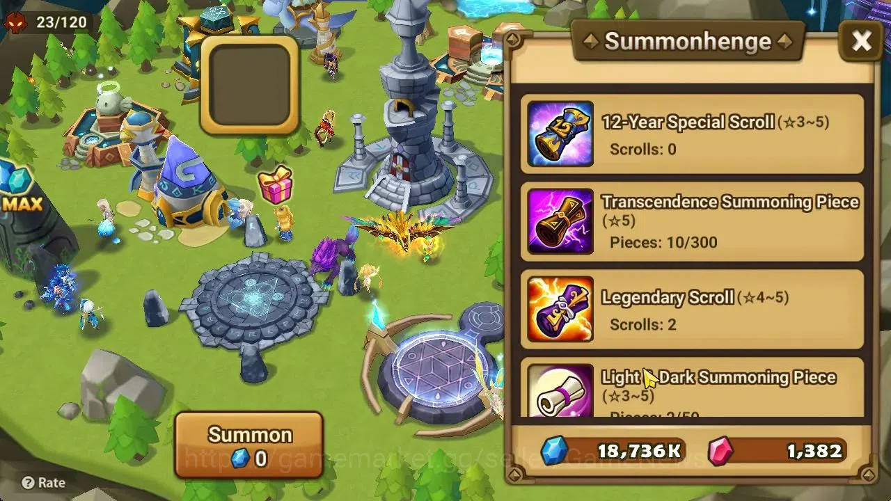 Summoners War: Sky Arena Accounts Starter GLOBAL Lv 20|Starter 1 LD[Eludia]+2 NB5[Teshar,Minato]+5 6*Monster|2 Legendary 16