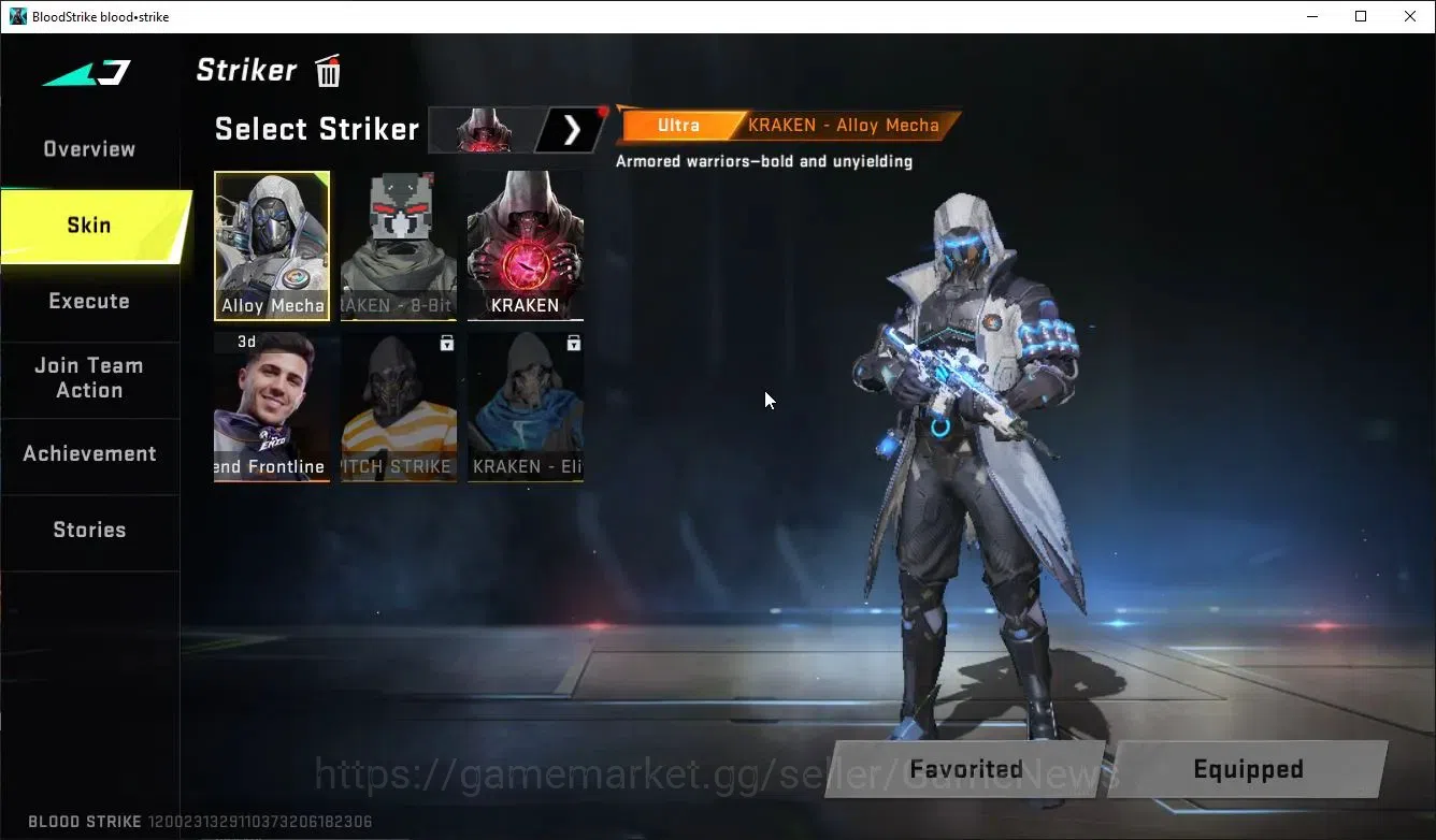 Blood Strike Accounts ASIA|5 ULTRA [Kraken,Emma,Ethan,AR97,SCAR]|Collab  image 3