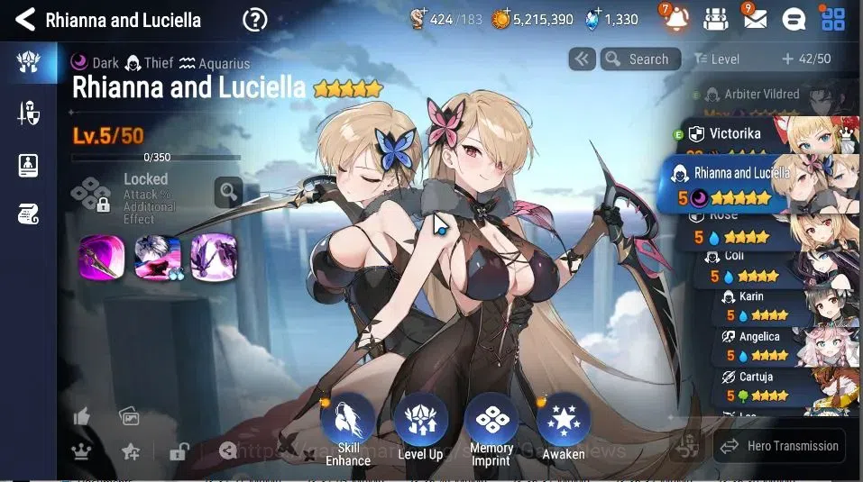 Epic Seven Accounts GLOBAL Unverif|New Era|2 ML(Rhianna&Luciella, BHwa image 19