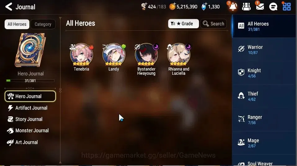 Epic Seven Accounts GLOBAL Unverif|New Era|2 ML(Rhianna&Luciella, BHwa image 6