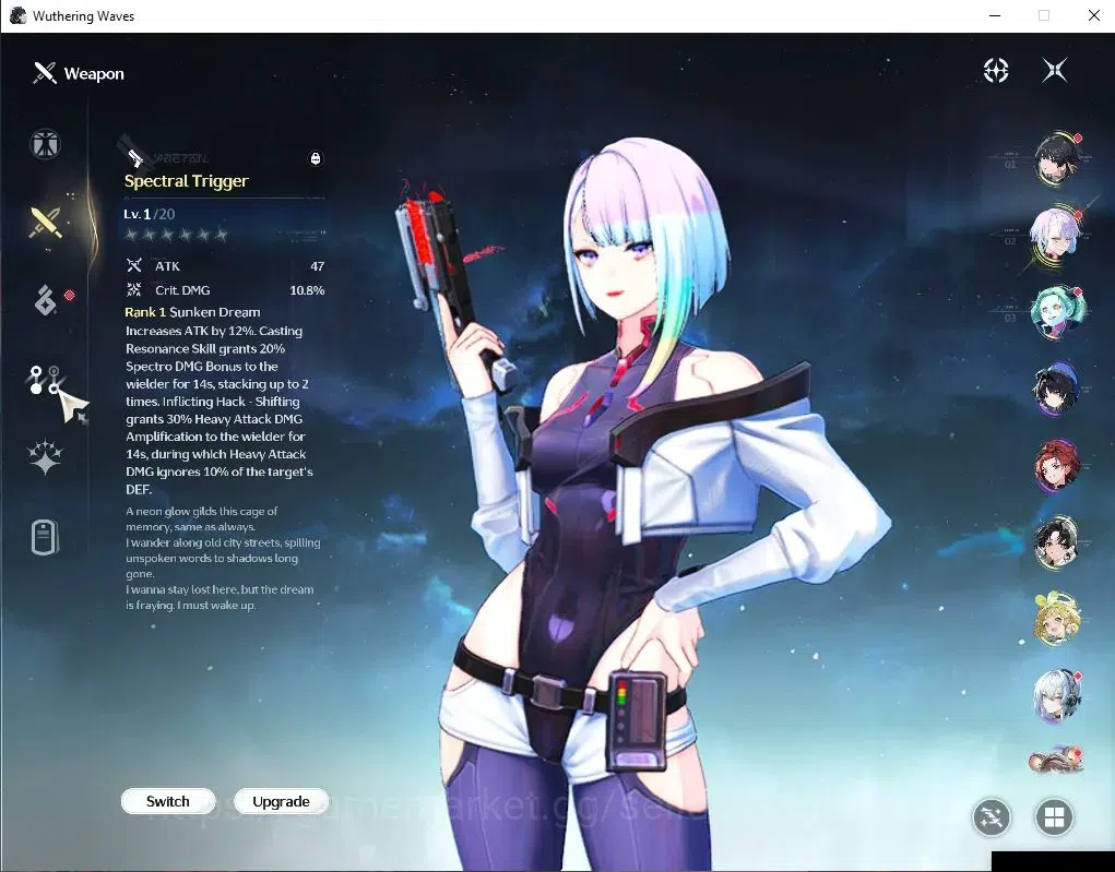 Wuthering Waves Accounts NA |UL 47|2 Limited| Lucy R6+Sign,Rebecca| 124 Lus image 3