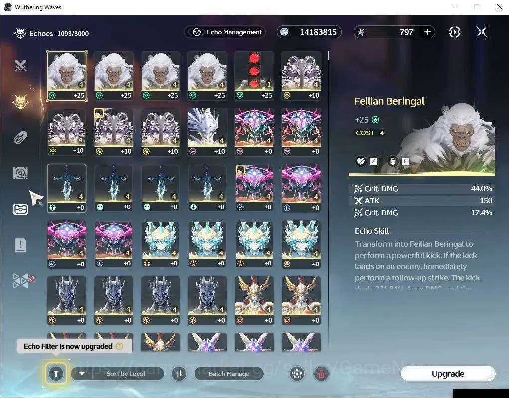 Wuthering Waves Accounts NA |UL 47|2 Limited| Lucy R6+Sign,Rebecca| 124 Lus image 7