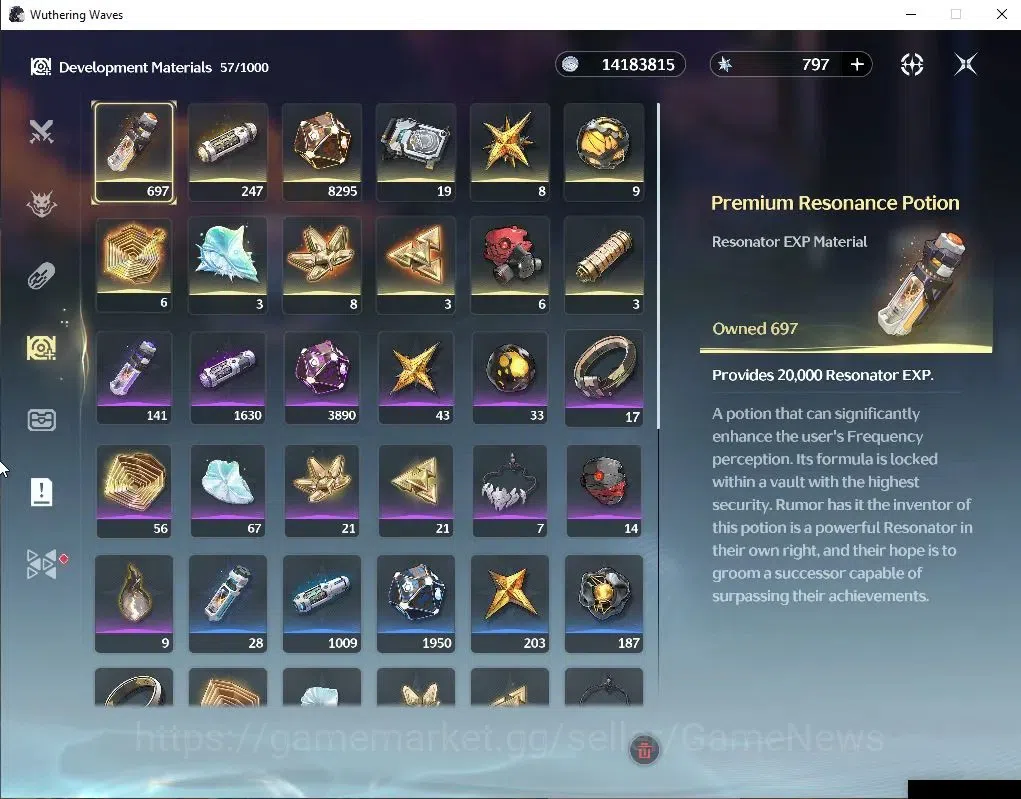 Wuthering Waves Accounts NA |UL 47|2 Limited| Lucy R6+Sign,Rebecca| 124 Lus image 8