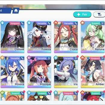 Stella Sora Accounts Global|Lv 31|9 SSR 2 Limited|Firenze T1 & Chitose|Nanoha T1,Minova T1,etc|16 SSR Disc|Log Yostar|SSR1161