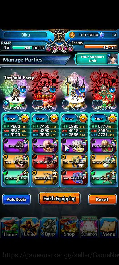 Grand Summoners Accounts Global|Rank 42|11 Ascend|ToumaTW,S Miyu,Liza,Kiris image 3