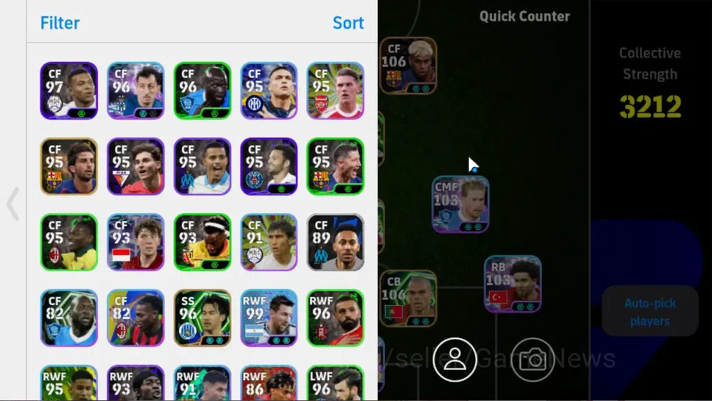 eFootball Accounts Android|705 Coins|Epic Lamine Yamal,Pepe,Francesco image 2