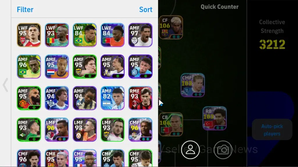eFootball Accounts Android|705 Coins|Epic Lamine Yamal,Pepe,Francesco image 3