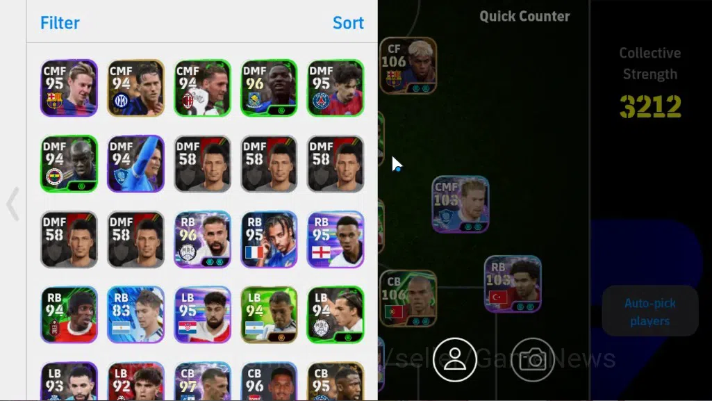eFootball Accounts Android|705 Coins|Epic Lamine Yamal,Pepe,Francesco image 4