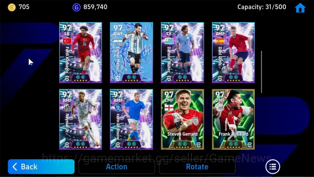 eFootball Accounts Android|705 Coins|Epic Lamine Yamal,Pepe,Francesco image 8