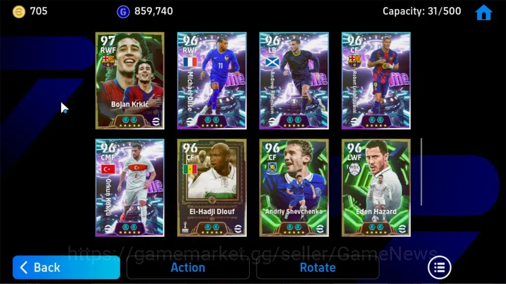 eFootball Accounts Android|705 Coins|Epic Lamine Yamal,Pepe,Francesco image 9