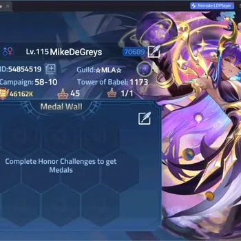 Mobile Legends: Adventure Accounts Global | LV 115 | 46M Power | Camp 58-10 | VIP 8 | 7 Awakening|Hero 199|6 UR|96 SSR|2,318