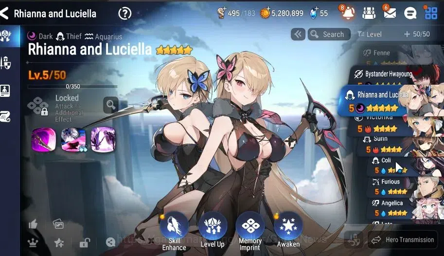 Epic Seven Accounts Global|UnVerif|3 ML(Rhianna&Luciel,Bystander Hwayo image 20