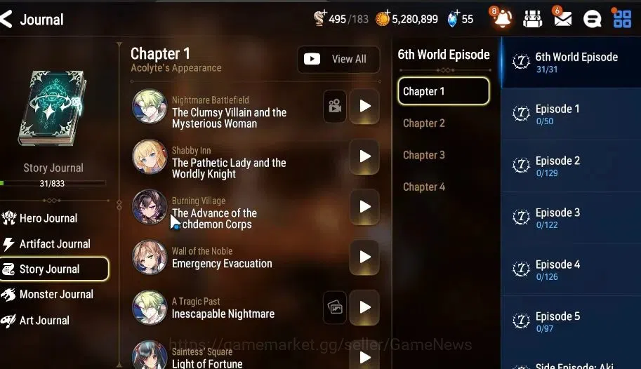 Epic Seven Accounts Global|UnVerif|3 ML(Rhianna&Luciel,Bystander Hwayo image 7