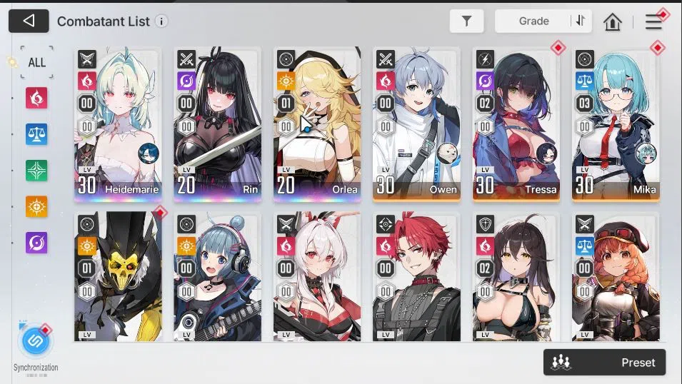Chaos Zero Nightmare Accounts GLOBAL|Lv 40|3 SSR[Heidemarie+Sign,Rin,OrleaM1]|11 image 3