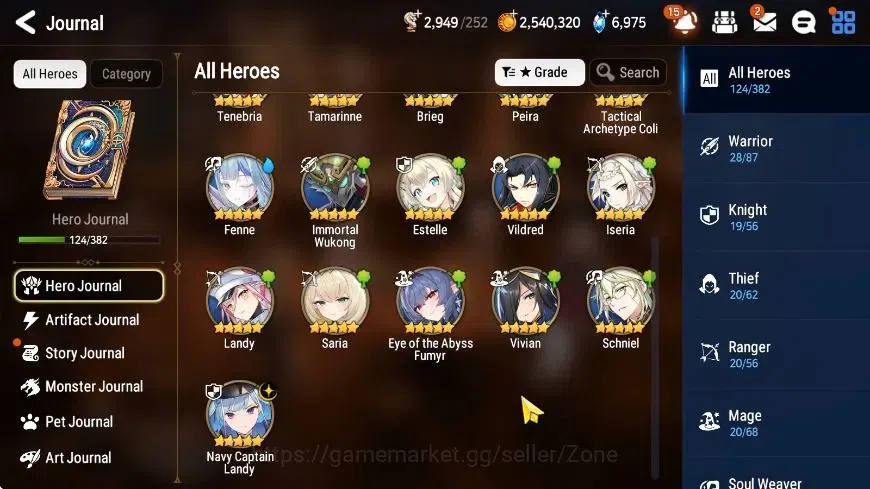 Epic Seven Accounts Starter Global|New Era 5ML (Straze, Harsetti, Abyss Yufine, NC Landy, DP Aria)|PoH+Bless ON|SS 3