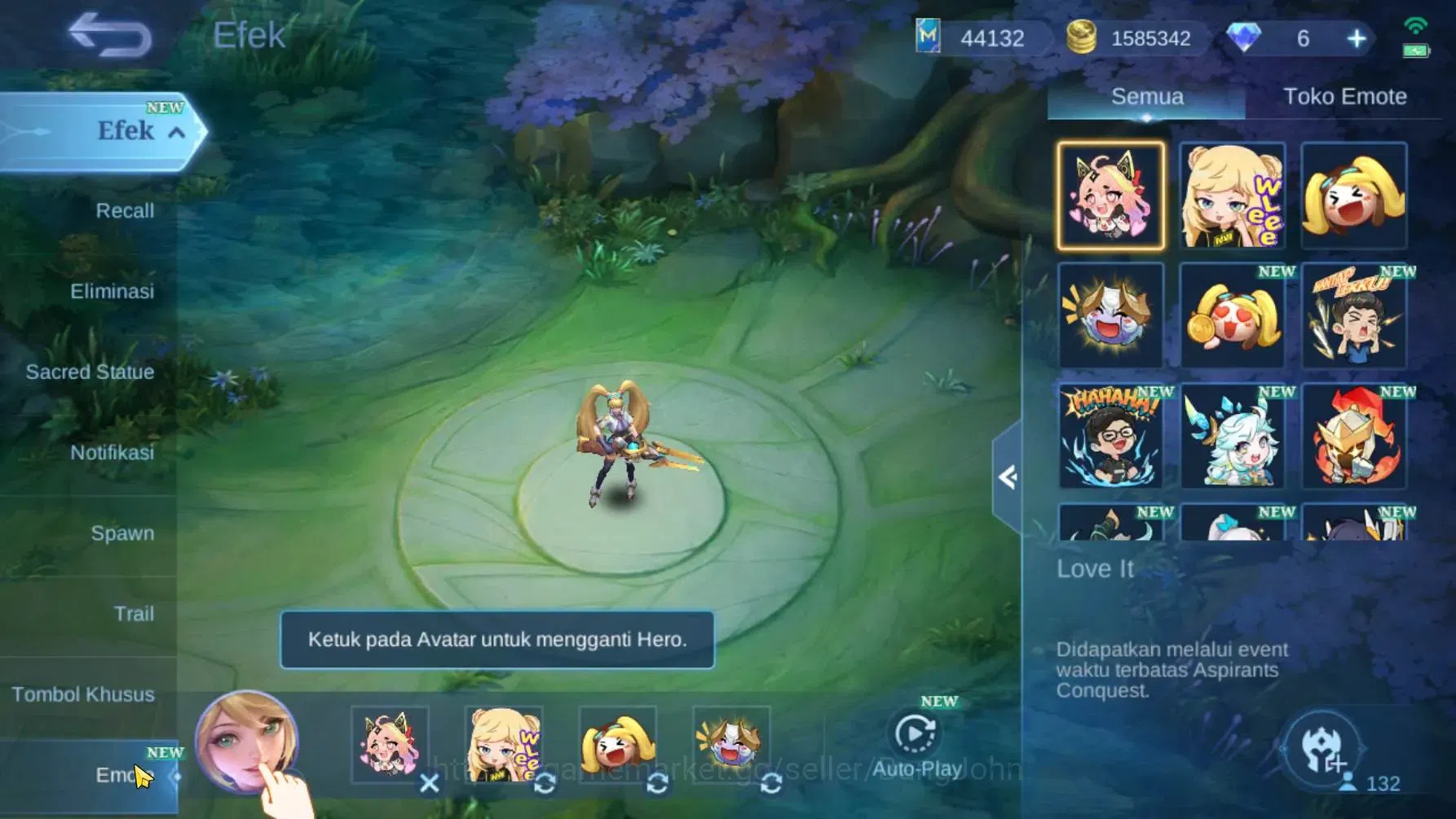 Mobile Legends: Bang Bang Accounts Global | Hero 132, Skin 403, Renowned. Aspirants L image 16
