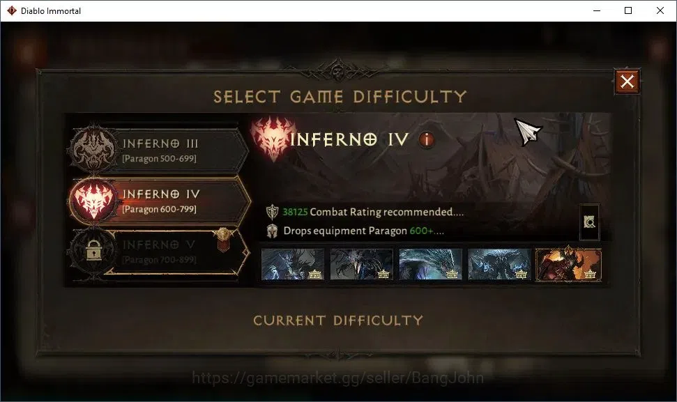 Diablo Immortal Accounts High-End NA - High Heaven |60 (719) Necromancer - Slinger |CR 41k |Reso 540|L30 (4*) Stormlost 13