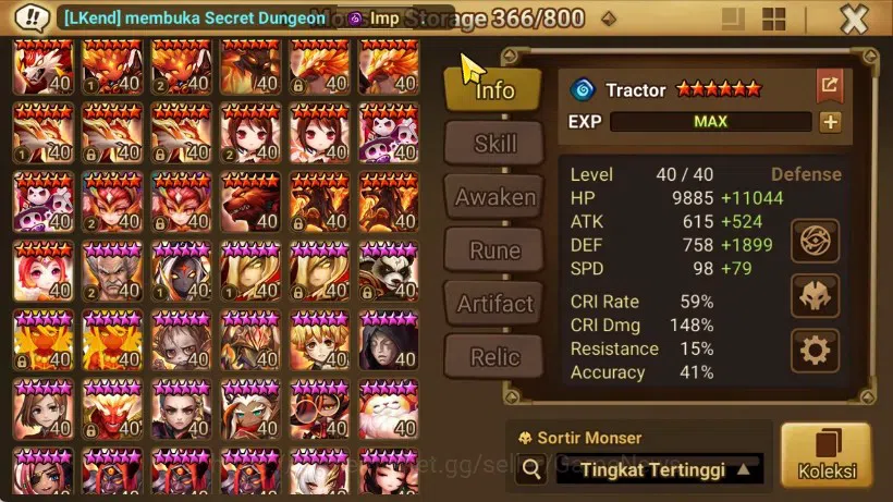 Summoners War: Sky Arena Accounts ASIA ENDGAME|3 HOT LD(Belze x Maximilian x Leona)+ image 13