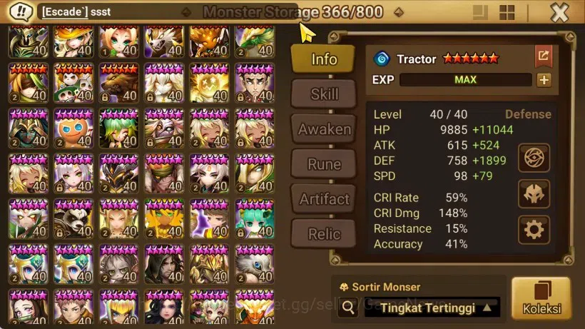 Summoners War: Sky Arena Accounts ASIA ENDGAME|3 HOT LD(Belze x Maximilian x Leona)+ image 15