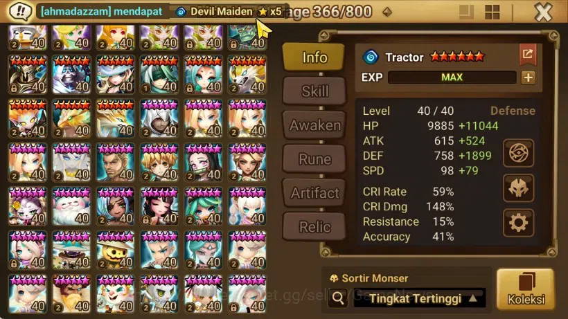 Summoners War: Sky Arena Accounts ASIA ENDGAME|3 HOT LD(Belze x Maximilian x Leona)+ image 17
