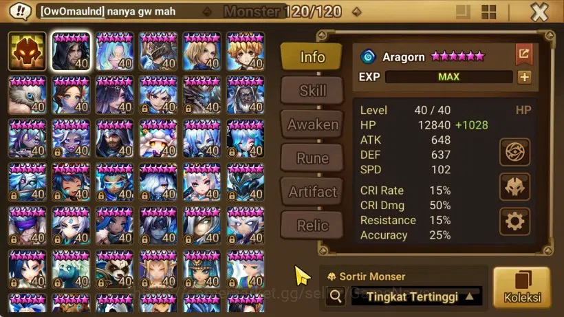 Summoners War: Sky Arena Accounts ASIA ENDGAME|3 HOT LD(Belze x Maximilian x Leona)+ image 7
