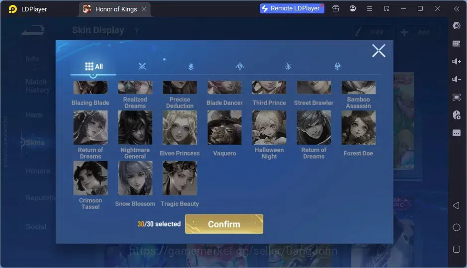 Honor of Kings Accounts Global | 112H 108S | KIC Luna, Legend Yao, LNY Yin image 12