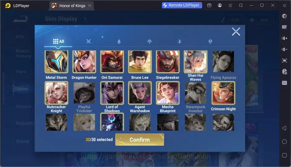 Honor of Kings Accounts Global | 112H 108S | KIC Luna, Legend Yao, LNY Yin image 8