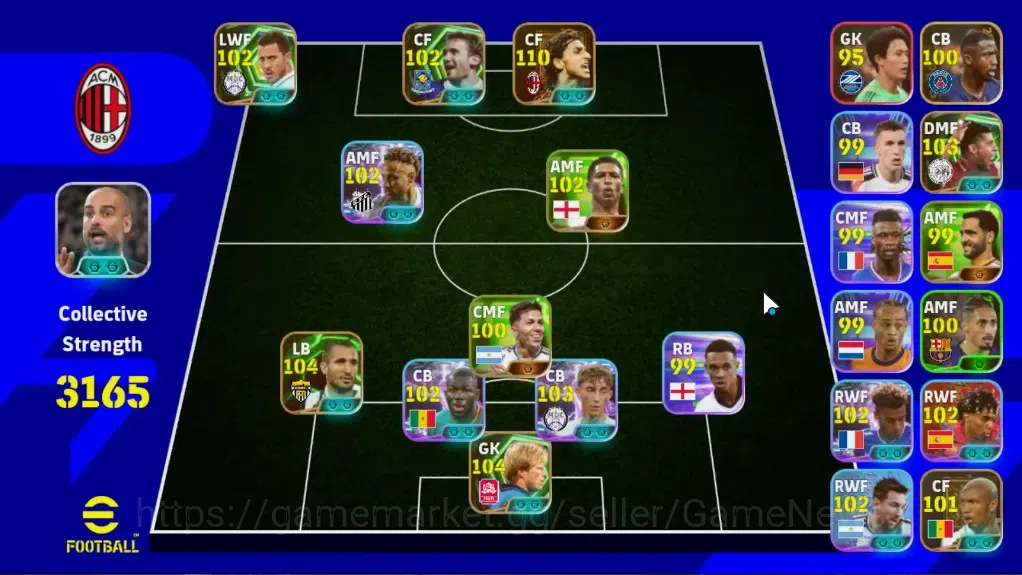 eFootball Accounts Legends & Iconic Players Android|Big Time (Zlatan Ibrahimovic),6 Epic Giorgio Chiellini,Oliver Kahn,Frank 1