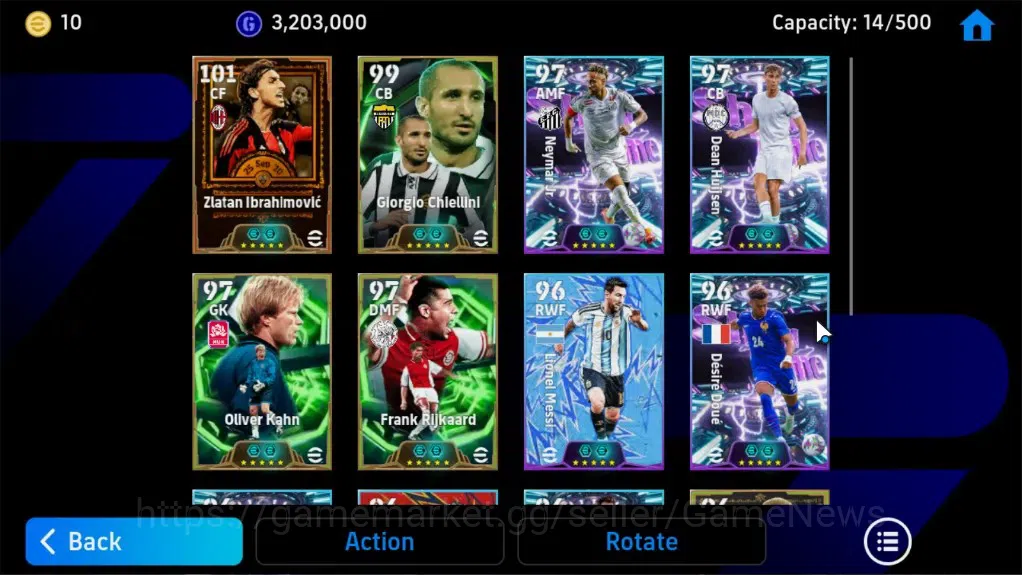 eFootball Accounts Legends & Iconic Players Android|Big Time (Zlatan Ibrahimovic),6 Epic Giorgio Chiellini,Oliver Kahn,Frank 5