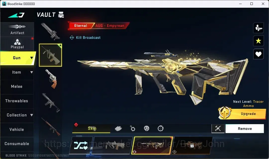 Blood Strike Accounts ASIA | 1 ETERNAL: AUG-Empyrean | 1 Epic Name Chang image 3
