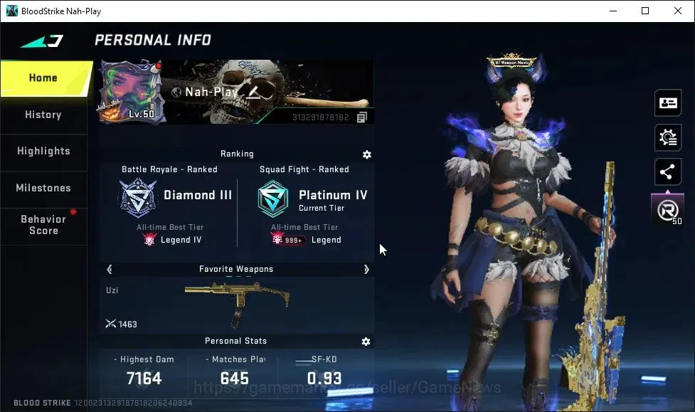 Blood Strike Accounts ASIA|12 ULTRA[RAN,KATYA,M82,Galil,AUG,SCAR,M700,Et image 2