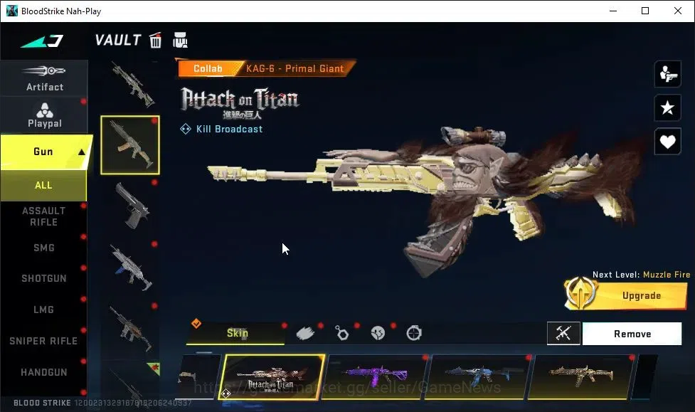 Blood Strike Accounts ASIA|12 ULTRA[RAN,KATYA,M82,Galil,AUG,SCAR,M700,Et image 8