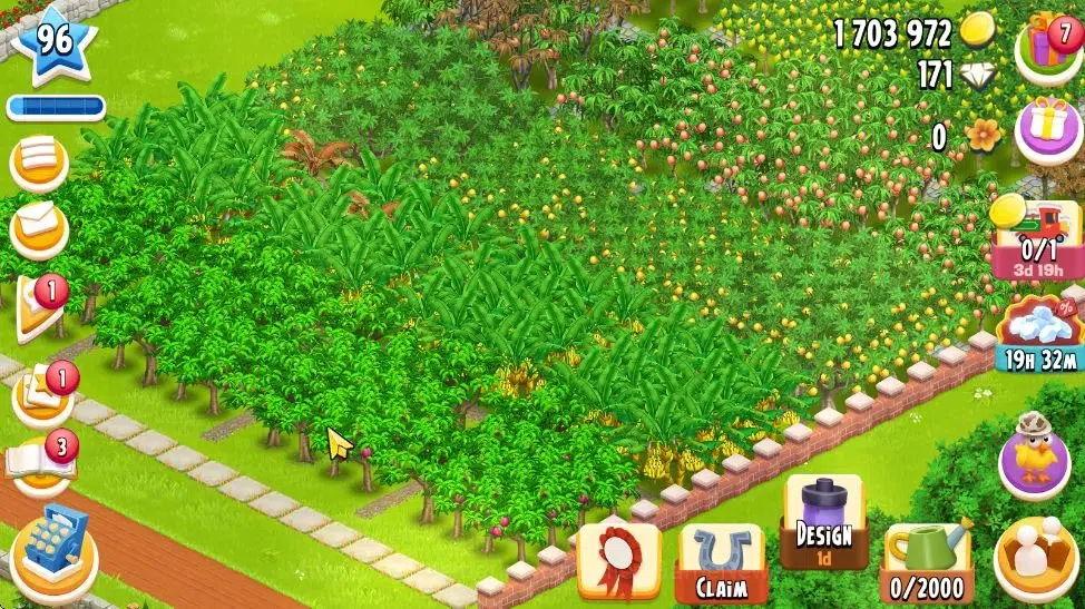 Hay Day Accounts Lvl 96 END|Silo Storage 1900+Barn Storage 3750|Lan image 19