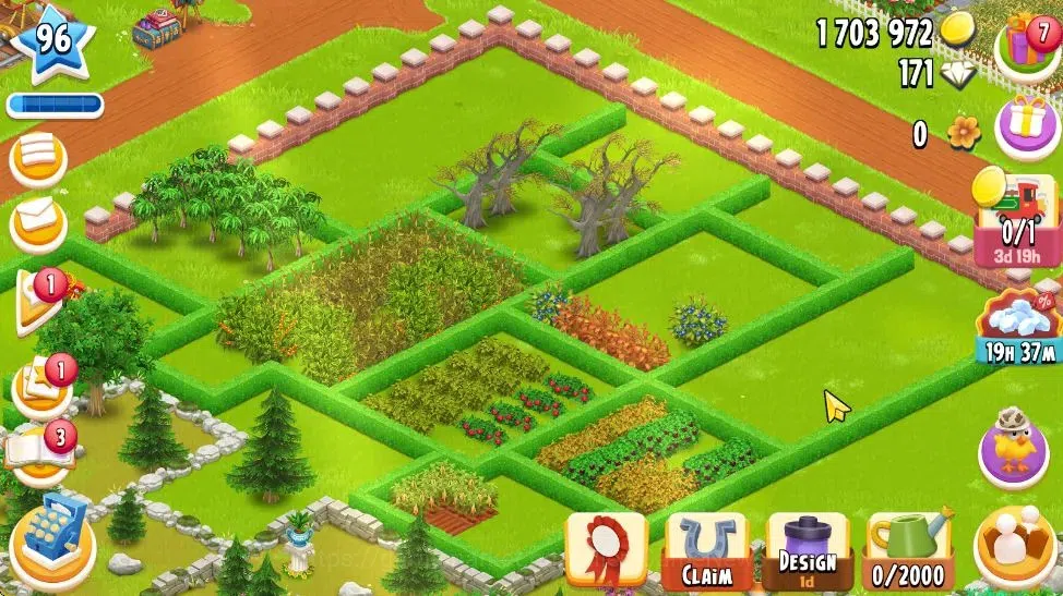 Hay Day Accounts Lvl 96 END|Silo Storage 1900+Barn Storage 3750|Lan image 7