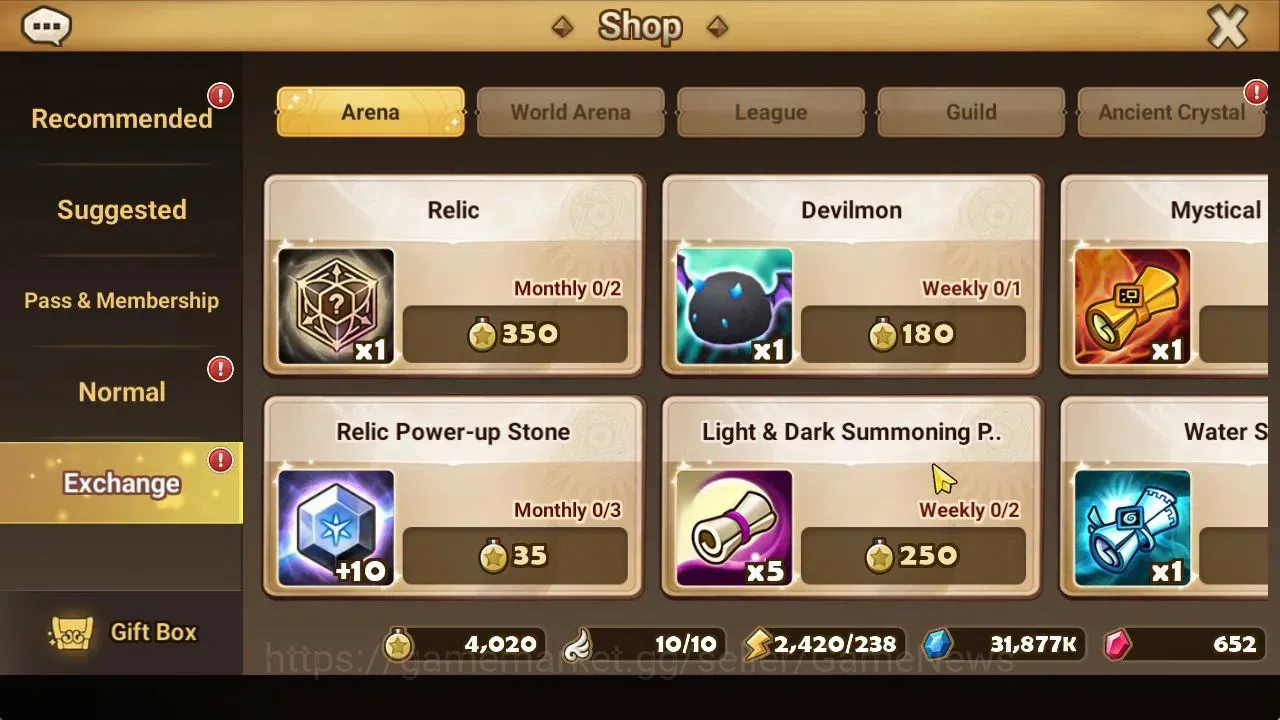 Summoners War: Sky Arena Accounts EUROPE Lv 59|Starter 1 NB5[Leo]+1 6*Monster|31K Ma image 13
