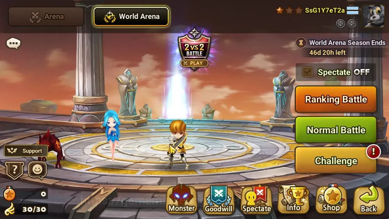 Summoners War: Sky Arena Accounts EUROPE Lv 59|Starter 1 NB5[Leo]+1 6*Monster|31K Ma image 4