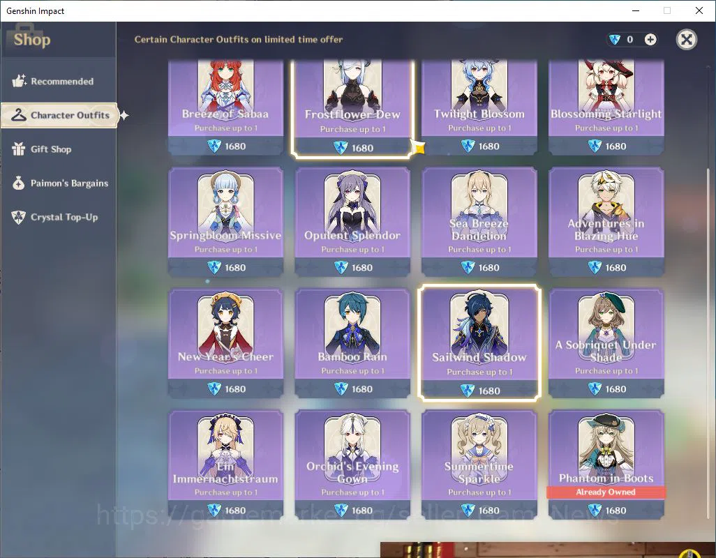 Genshin Impact Accounts Mid Game ASIA|AR 50|10 Limited +5(5*Weapon)| Neuvill C2,Yelan 13