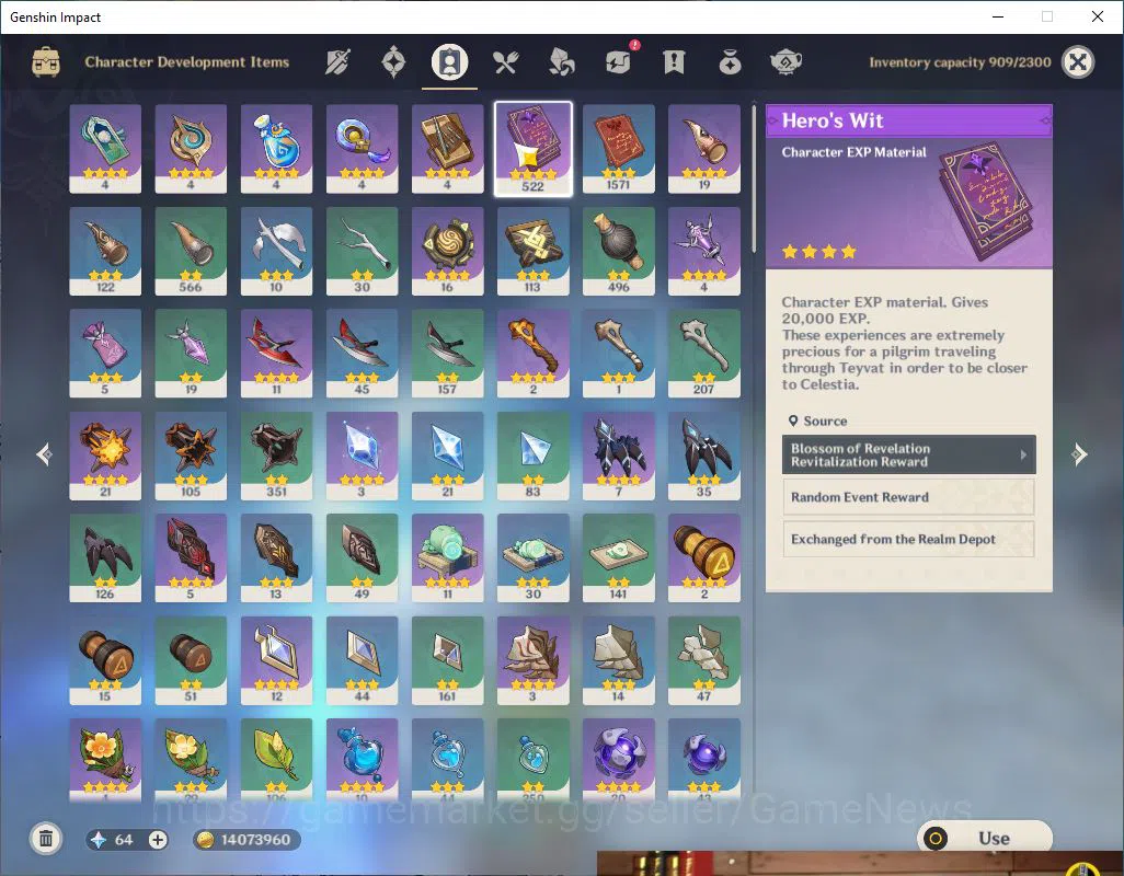 Genshin Impact Accounts Mid Game ASIA|AR 50|10 Limited +5(5*Weapon)| Neuvill C2,Yelan 8