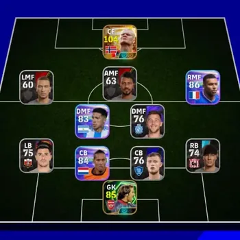 eFootball Accounts Meta Player Mobile|PW 2320|Erling Haaland 5 Jul'26, Epic David Seaman, |Konami ID|Check SS(EFB757Z)