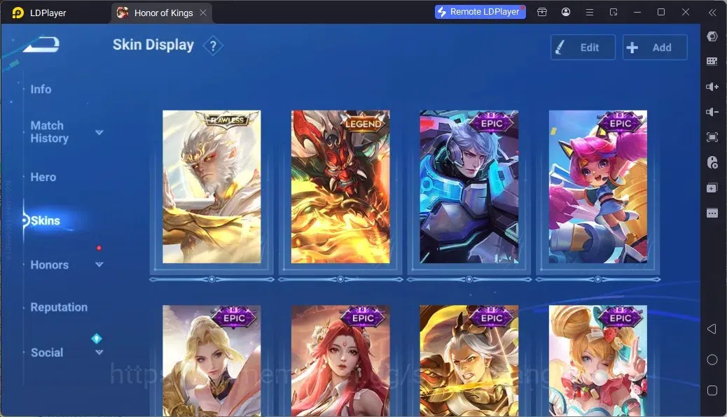Honor of Kings Accounts Rare Skin Global | 76H 53S |1 Flawless|1 Legend|9 Epic|2 Collab|2 EventExclusive | TakeMail Check SS 3