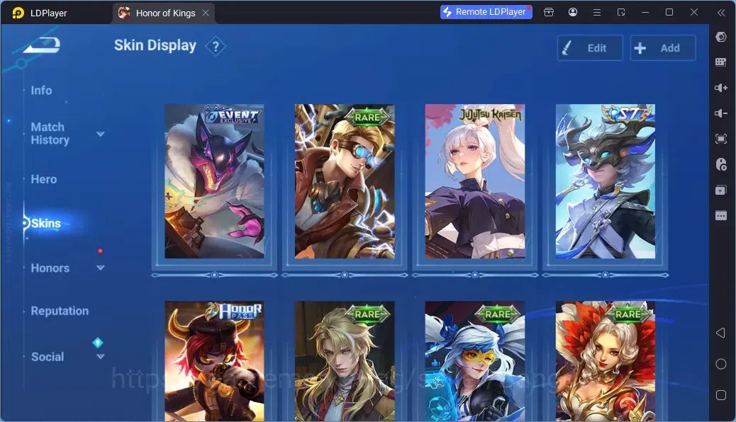Honor of Kings Accounts Rare Skin Global | 76H 53S |1 Flawless|1 Legend|9 Epic|2 Collab|2 EventExclusive | TakeMail Check SS 6