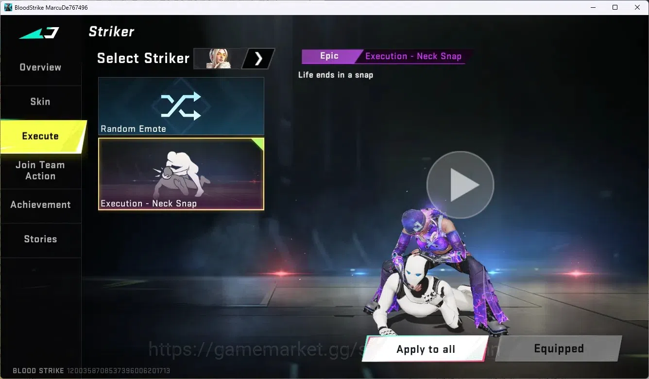 Blood Strike Accounts ASIA | 1 ULTRA MELEE: Dual Blades - Winter's Edge  image 6