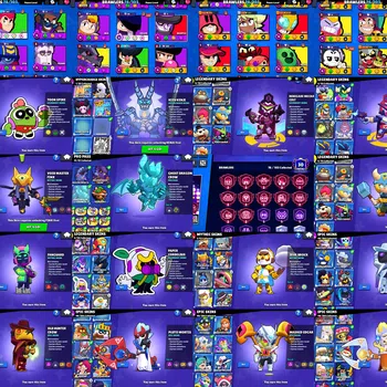 Brawl Stars Accounts 12 - 2 lvl PRESTIGE | 23 BUFFIES | 23 MAXED | PRO  image 1