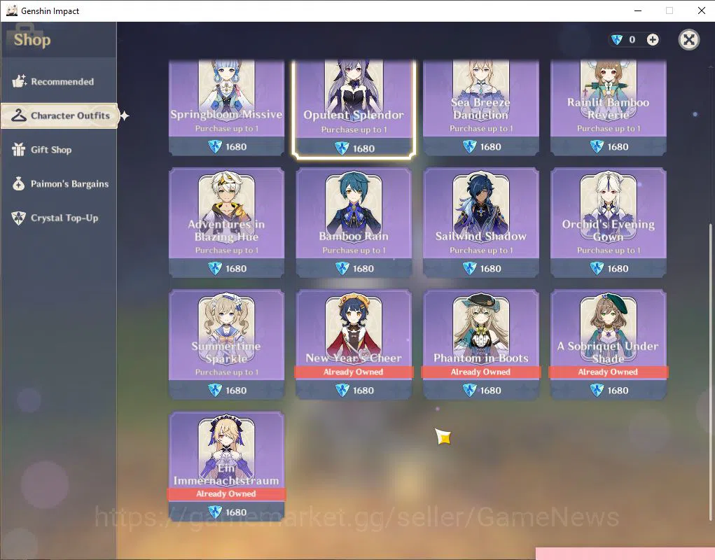 Genshin Impact Accounts ASIA|AR 59|10 Limited +6(*5Weapon)| Yelan+C1 Raide image 12
