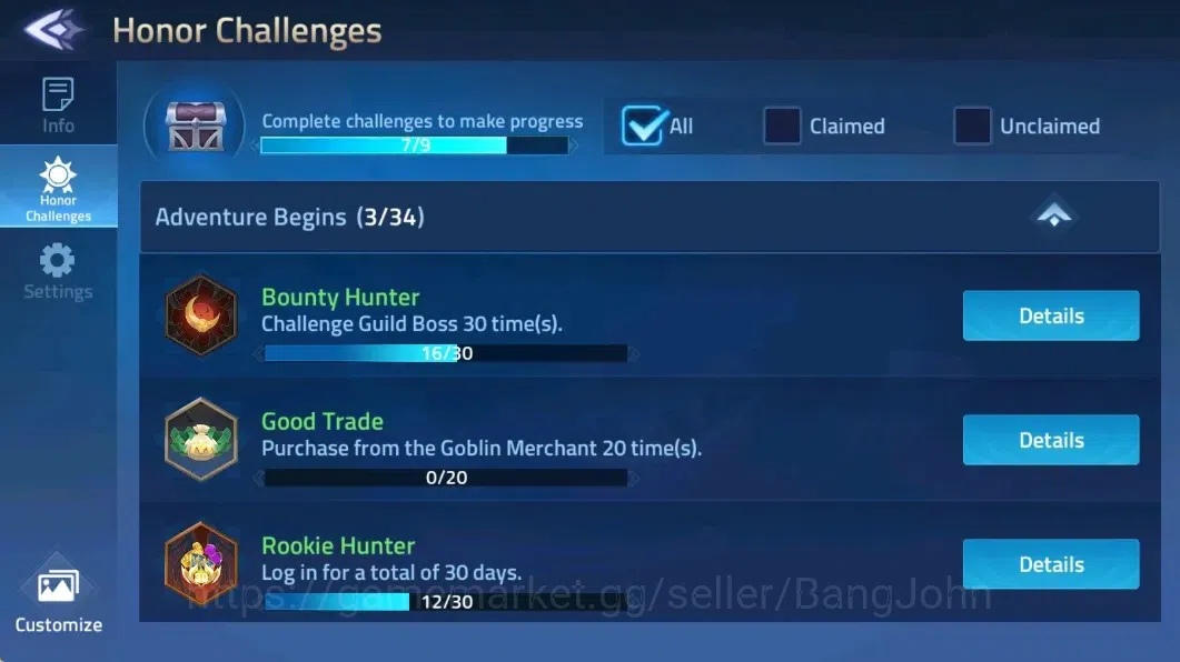 Mobile Legends: Adventure Accounts Global |LV 59| 2334k Power |VIP 5| Camp 35-1 |Hero 71|43 SSR|1 Awaken (Tidescale 2