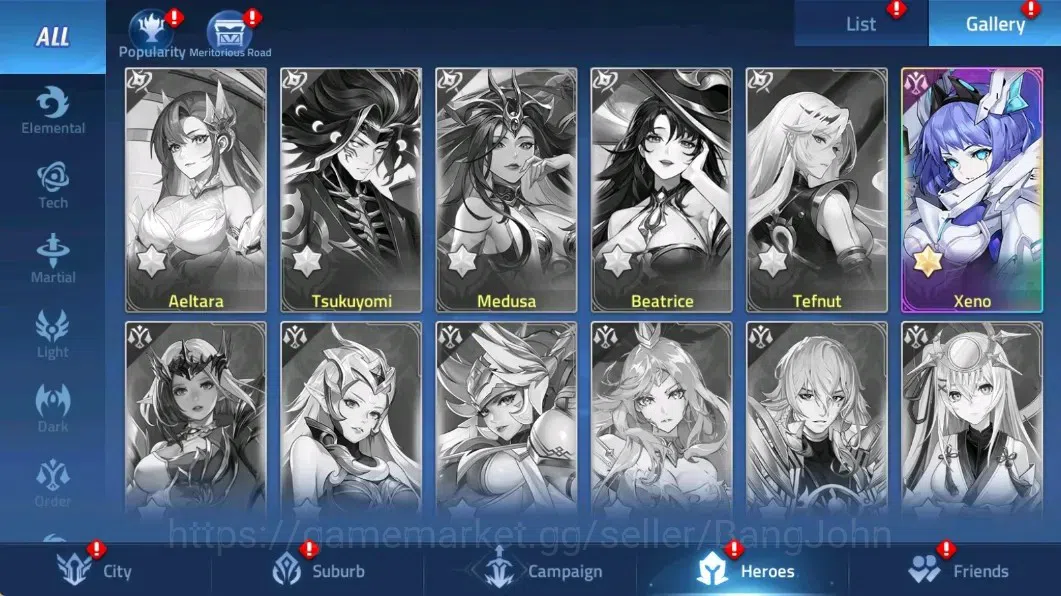Mobile Legends: Adventure Accounts Global |LV 59| 2334k Power |VIP 5| Camp 35-1 |Hero 71|43 SSR|1 Awaken (Tidescale 4