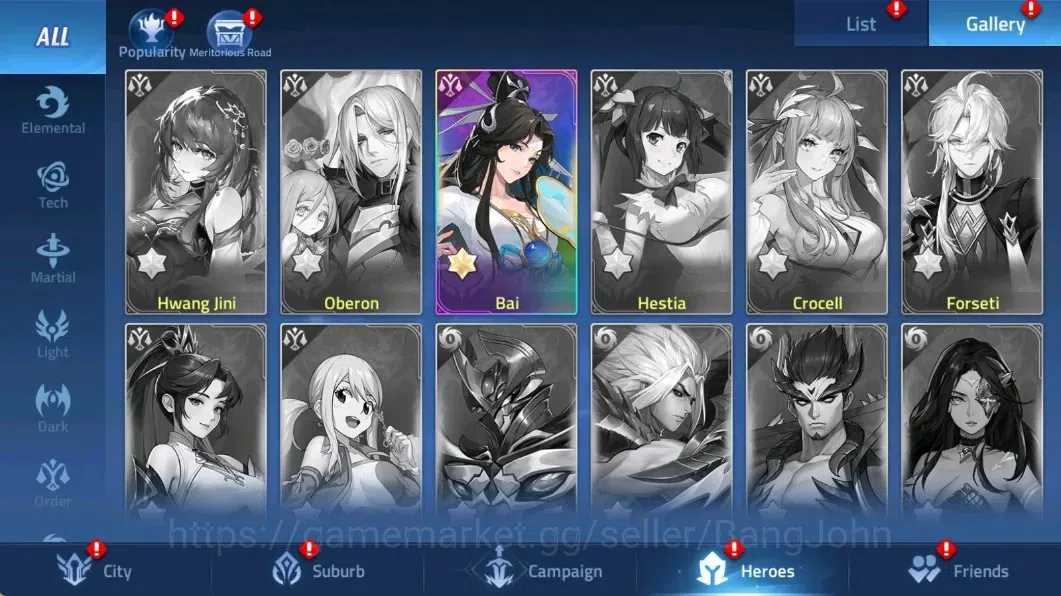 Mobile Legends: Adventure Accounts Global |LV 59| 2334k Power |VIP 5| Camp 35-1 |Hero 71|43 SSR|1 Awaken (Tidescale 5