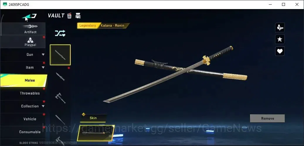 Blood Strike Accounts ASIA|ETERNAL Kala Whisper|Melee Legendary Katana R image 12